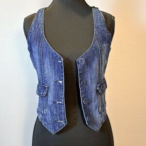 Jean Vest with Satin Like Backing